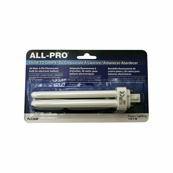 Daybreak 6.5 x 26W All-Pro Cooper Lighting by Eaton CFL Bulb Double Tube - Cool White DA3303254